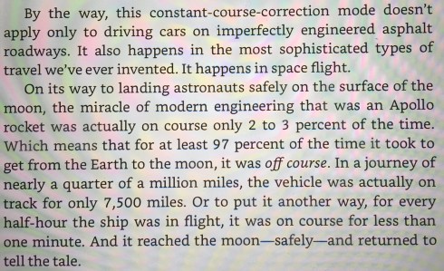 Course Correction - The Slight Edge